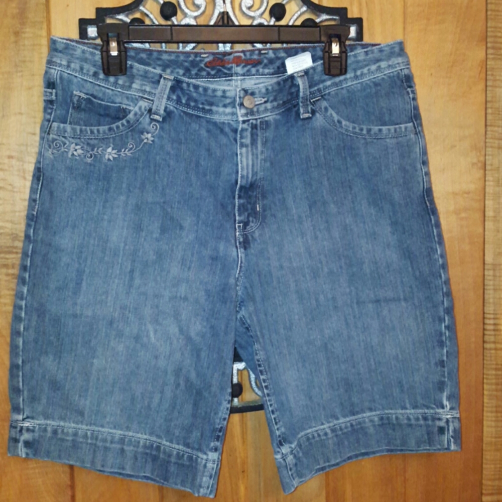 Eddie Bauer Denim Bermuda Shorts